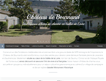 Tablet Screenshot of chateaubournand.com